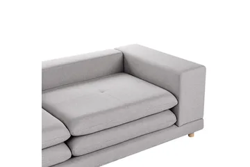 2-sitssoffa Heden Grå/ljust trä - Grå/ljust trä - Möbler - Soffa - 2 sits soffa