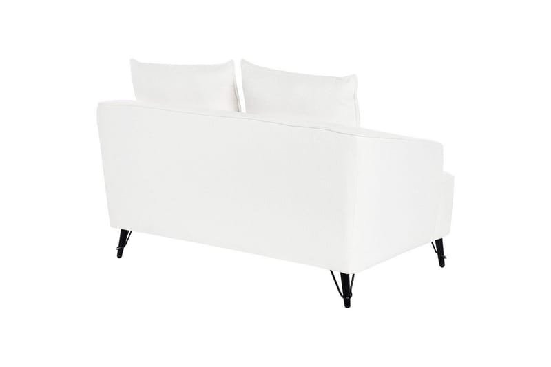 2-sitssoffa Hobro Vit, Svart - Vit, Svart - Möbler - Soffa - 2 sits soffa