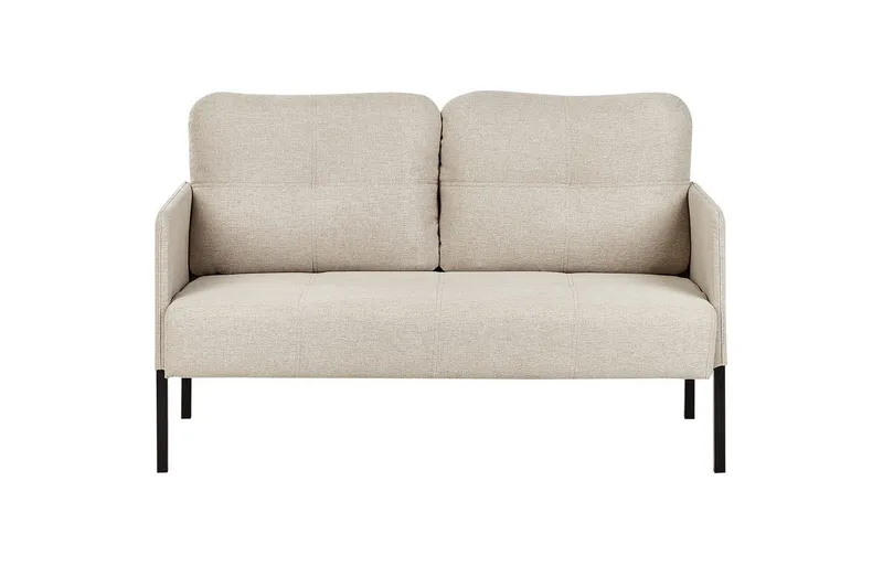 2-sitssoffa Lahti Beige, svart - Beige, svart - Möbler - Soffa - 2 sits soffa