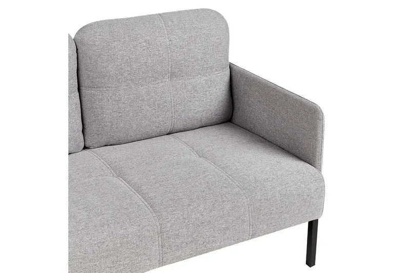 2-sitssoffa Lahti Grå, svart - Grå, svart - Möbler - Soffa - 2 sits soffa