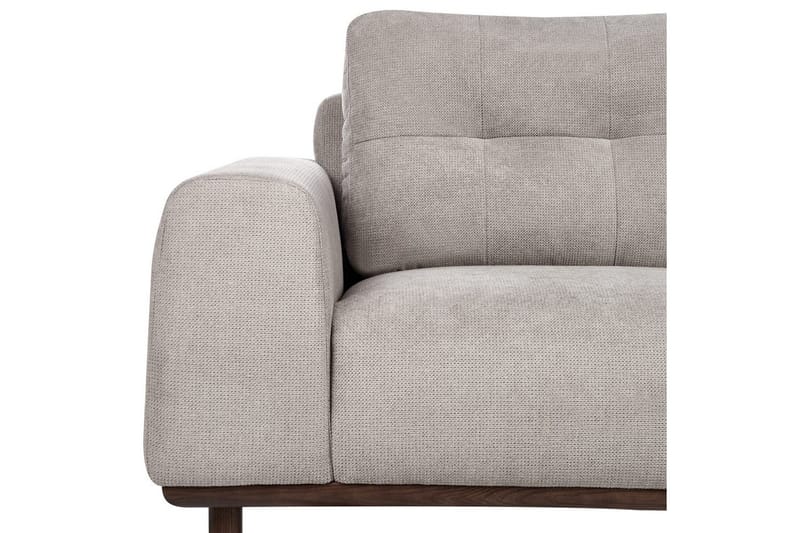 2-sitssoffa Laurila Grå, mörkt trä - Grå, mörkt trä - Möbler - Soffa - 2 sits soffa