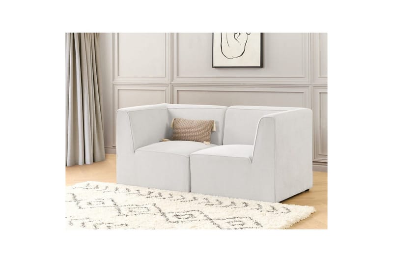 2-sitssoffa Lemvig Vit - Vit - Möbler - Soffa - Modulsoffor - Komplett modulsoffa
