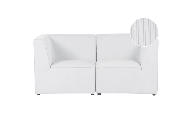 2-sitssoffa Lemvig Vit - Vit - Möbler - Soffa - Modulsoffor - Komplett modulsoffa