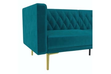 2-sitssoffa Marseille Smaragdgrön - Smaragdgrön - Möbler - Soffa - Sammetssoffa