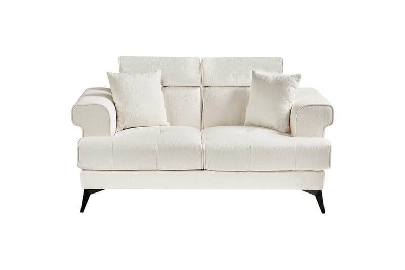 2-sitssoffa Skive Vit/Svart - Vit/Svart - Möbler - Soffa - 2 sits soffa