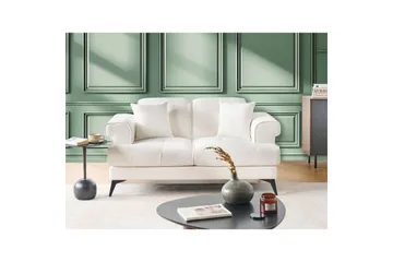 2-sitssoffa Skive Vit/Svart - Vit/Svart - Möbler - Soffa - 2 sits soffa