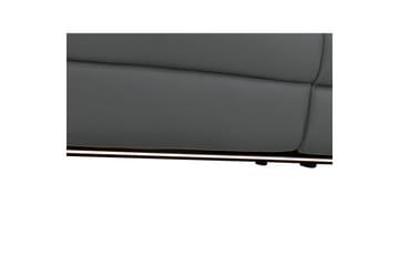 2-sitssoffa Pareli Grå, Läder/PU, Manuell vilstol - Grå, Läder/PU, Manuell vilstol - Möbler - Soffa - Skinnsoffor