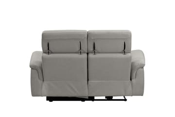 2-sitssoffa Pareli Grå, Sunday tyg, Manuell vilstol - Grå, Sunday tyg, Manuell vilstol - Möbler - Soffa - Biosoffa & reclinersoffa - 2 sits biosoffa & reclinersoffa