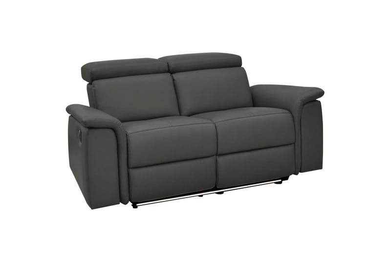 2-sitssoffa Pareli Svart, PU, Elektrisk vilstol - Svart, PU, Elektrisk vilstol - Möbler - Soffa - Skinnsoffor