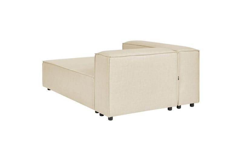 3-sits Hörnsoffa med fotpall Aprica Högervänd - Högervänd - Möbler - Soffa - Divansoffor & schäslongsoffa