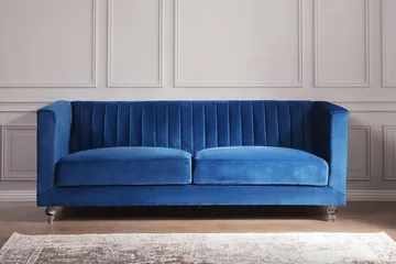Arvika Soffa 2-4 Sits - Blå - Möbler - Soffa - 3 sits soffa