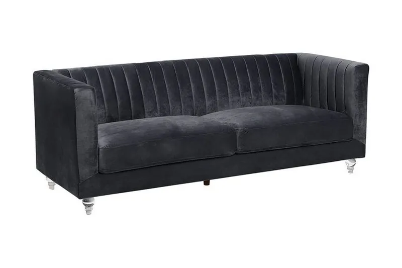 Arvika Soffa 2-4 Sits, Svart