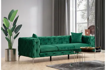 Beachport Soffa 3-sits - Grön - Möbler - Soffa - 3 sits soffa