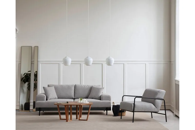 Eti Soffa 3-sits - Grå - Möbler - Soffa - 3 sits soffa