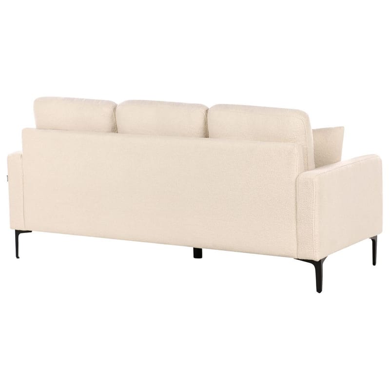 3-sits soffa Gavle - Beige, svart/Bouclé - Möbler - Soffa - 3 sits soffa