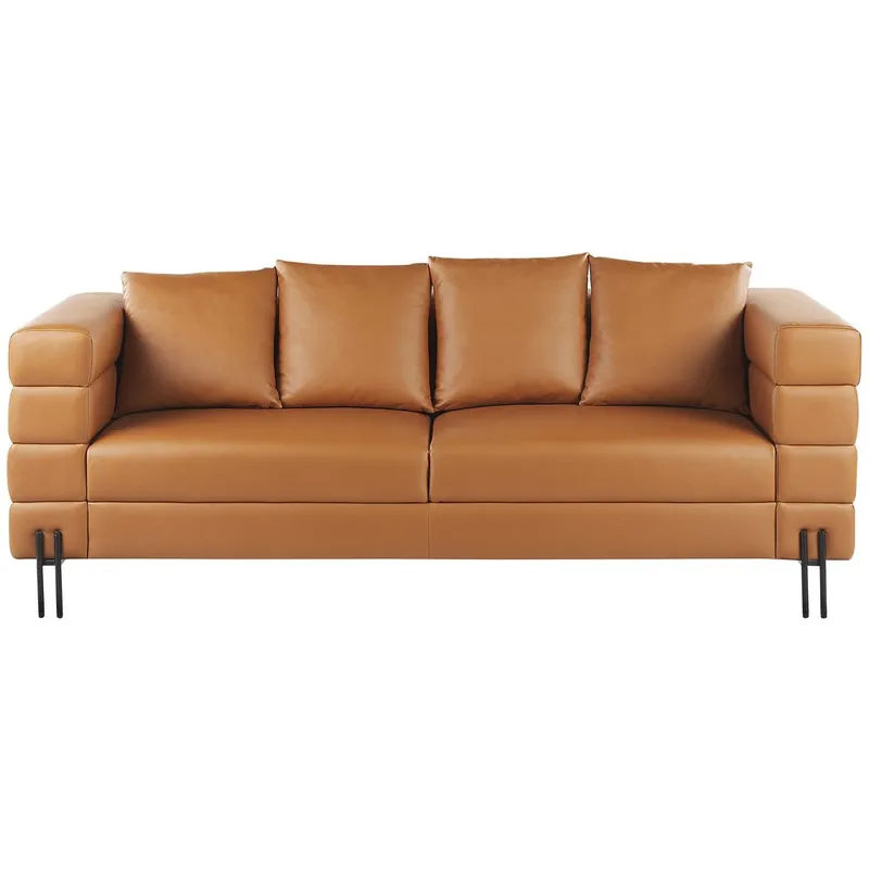 3-sits soffa Granna - Brun - Möbler - Soffa - Skinnsoffor