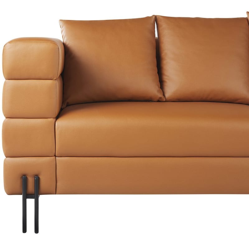 3-sits soffa Granna - Brun - Möbler - Soffa - Skinnsoffor