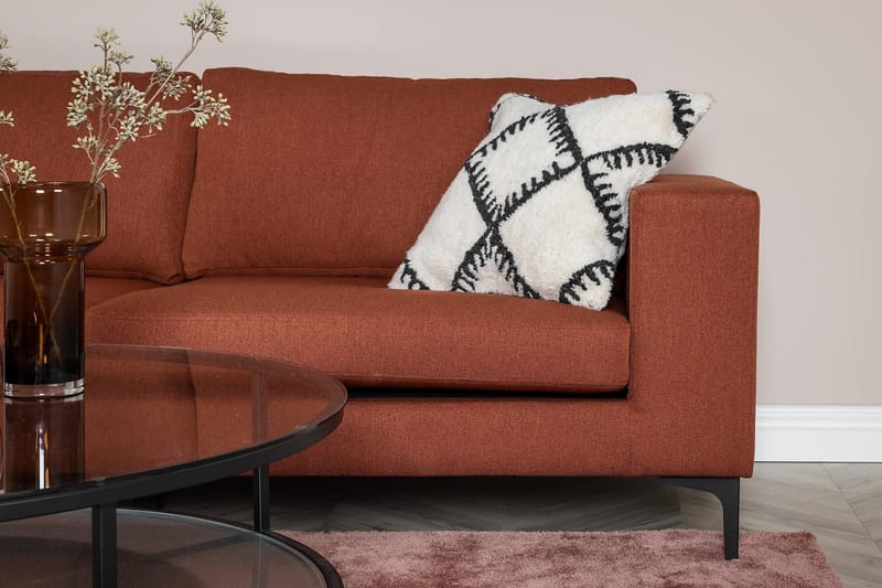 Johana 3-sits Soffa - Röd - Möbler - Soffa - 3 sits soffa
