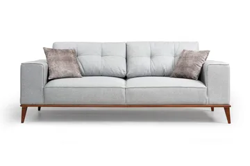 Jonnesha 3-Sits Soffa - Grå - Möbler - Soffa - Bäddsoffa - Bäddsoffa 3 sits