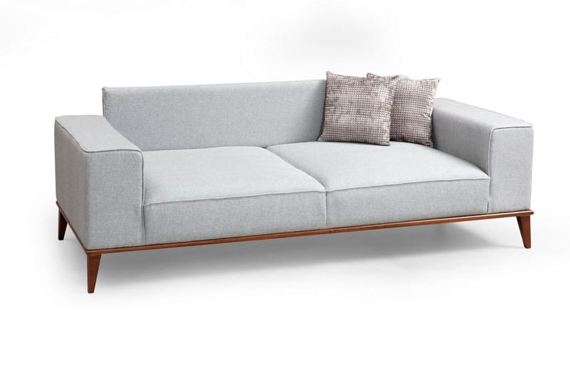 Jonnesha 3-Sits Soffa - Grå - Möbler - Soffa - Bäddsoffa - Bäddsoffa 3 sits