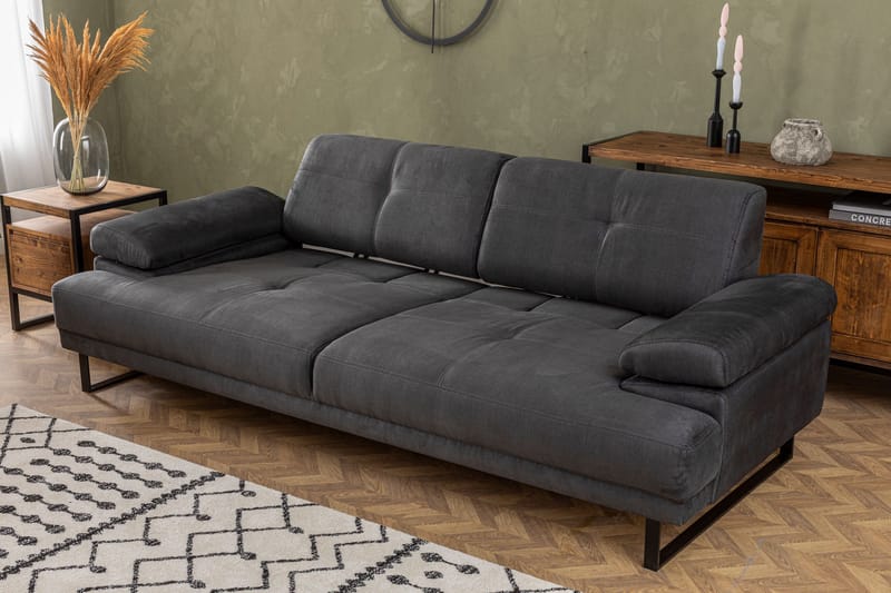 Kitimat Soffa 3-sits - Antracit - Möbler - Soffa - 3 sits soffa