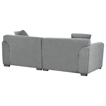 3-sits soffa Korio - Grå, svart - Möbler - Soffa - 3 sits soffa