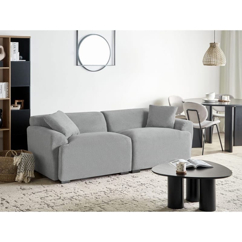 3-sits soffa Korio - Grå, svart - Möbler - Soffa - 3 sits soffa