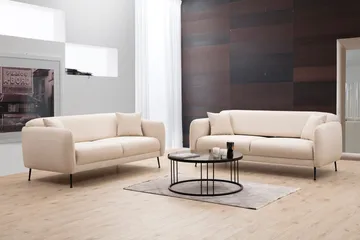 Longbush Soffa 3-sits - Beige - Möbler - Soffa - 3 sits soffa