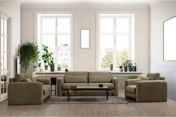 Makhan Soffa 3-sits - Grön - Möbler - Soffa - 3 sits soffa