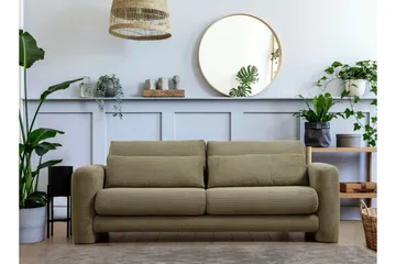 Makhan Soffa 3-sits - Grön - Möbler - Soffa - 3 sits soffa