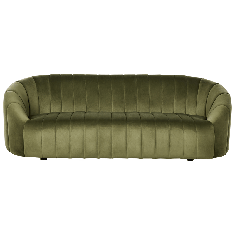 3-sits soffa Malung - Mörkgrön - Möbler - Soffa - Sammetssoffa