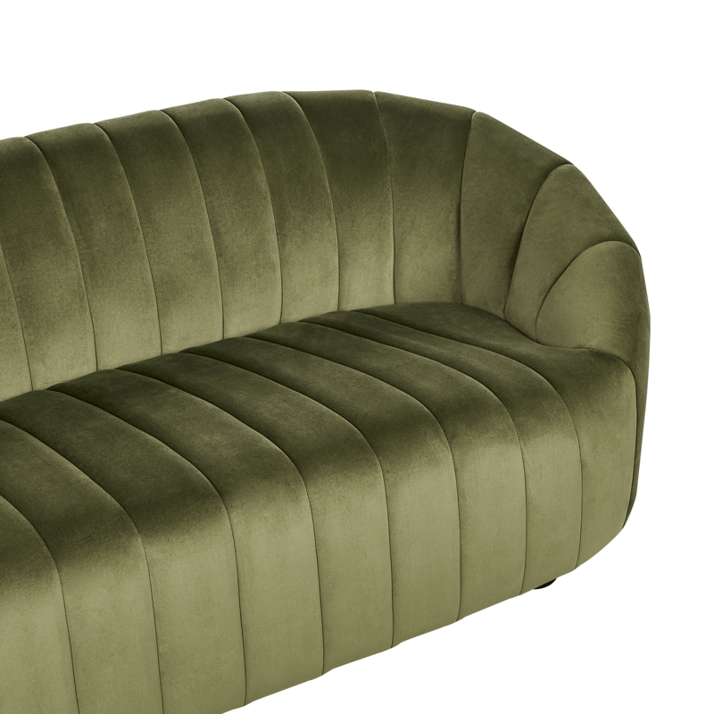 3-sits soffa Malung - Mörkgrön - Möbler - Soffa - Sammetssoffa