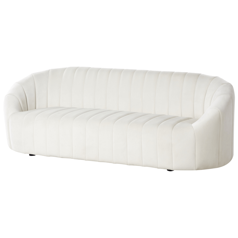 3-sits soffa Malung - Off-White - Möbler - Soffa - Sammetssoffa