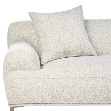 3-sits soffa Matila i Bouclé - Vit - Möbler - Soffa - 3 sits soffa