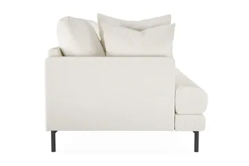 Menard 3-sits Djup Soffa i Bouclé - Vit - Möbler - Soffa - 3 sits soffa