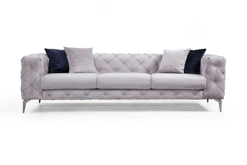 Mezonzo 3-sits Soffa, Ljusgrå
