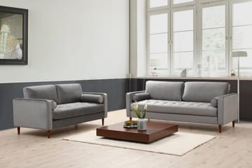 Mirrilnesh Soffa 3-sits - Ljusgrå - Möbler - Soffa - 3 sits soffa