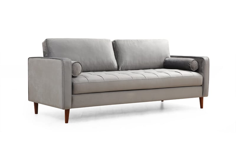 Mirrilnesh Soffa 3-sits - Ljusgrå - Möbler - Soffa - 3 sits soffa