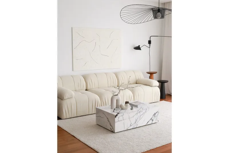 Murum Soffa 3-sits - Vit - Möbler - Soffa - 3 sits soffa