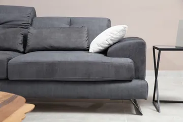 Raedeke 3-Sits Soffa - Svart - Möbler - Soffa - 3 sits soffa