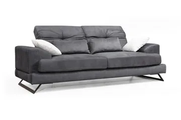Raedeke 3-Sits Soffa - Svart - Möbler - Soffa - 3 sits soffa