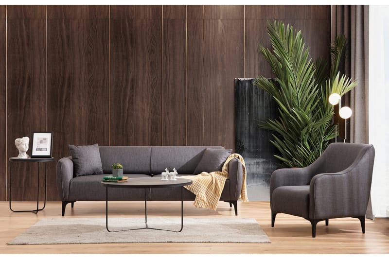 Rossland Soffa 3-sits - Mörkgrå - Möbler - Soffa - Bäddsoffa - Bäddsoffa 3 sits