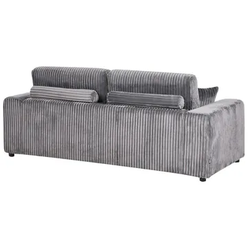 3-sits soffa Sandora - Grå, svart - Möbler - Soffa - 3 sits soffa