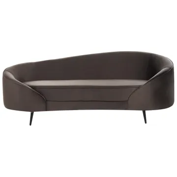 3-sits soffa Savar - Mörkbrun - Möbler - Soffa - Sammetssoffa
