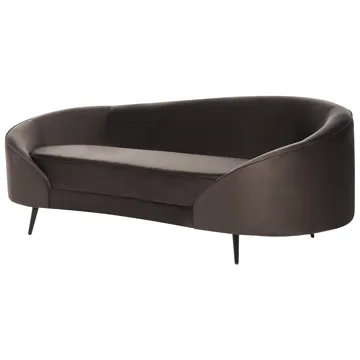 3-sits soffa Savar - Mörkbrun - Möbler - Soffa - Sammetssoffa