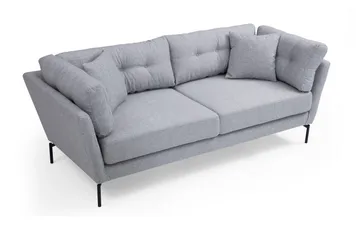 Schirra 3-Sits Soffa - Grå - Möbler - Soffa - 3 sits soffa