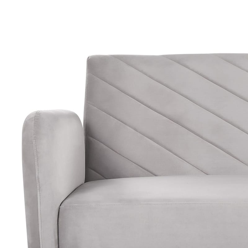 3-sits soffa Senja - Grå, mörkt trä - Möbler - Soffa - Bäddsoffa