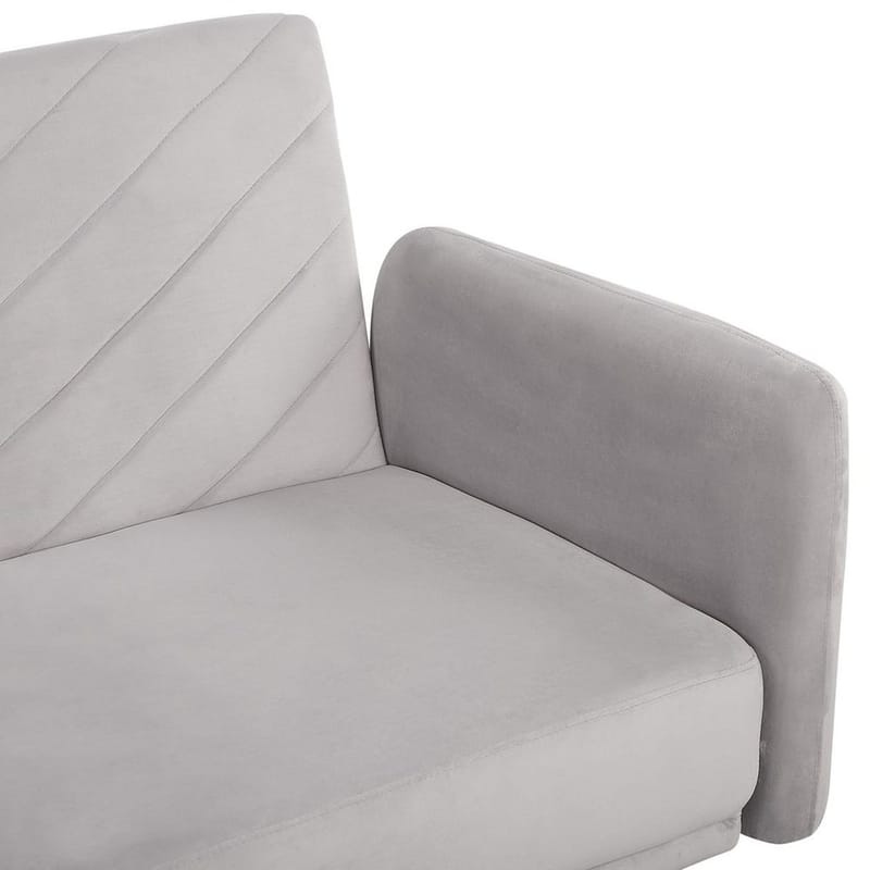 3-sits soffa Senja - Grå, mörkt trä - Möbler - Soffa - Bäddsoffa