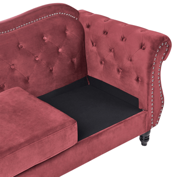 3-sits soffa Skien - Mörkröd - Möbler - Soffa - Chesterfield soffa