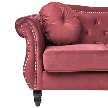 3-sits soffa Skien - Mörkröd - Möbler - Soffa - Chesterfield soffa